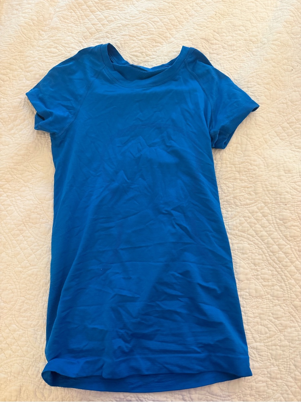 lululemon athletica Short Sleeve Tee in Bright Blue